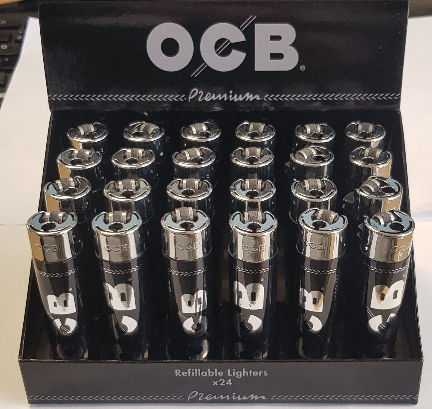 OCB BLACK CLIPPER LIGHTER