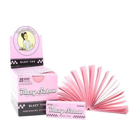 Blazy Susan Pink Perforated Filter Tips