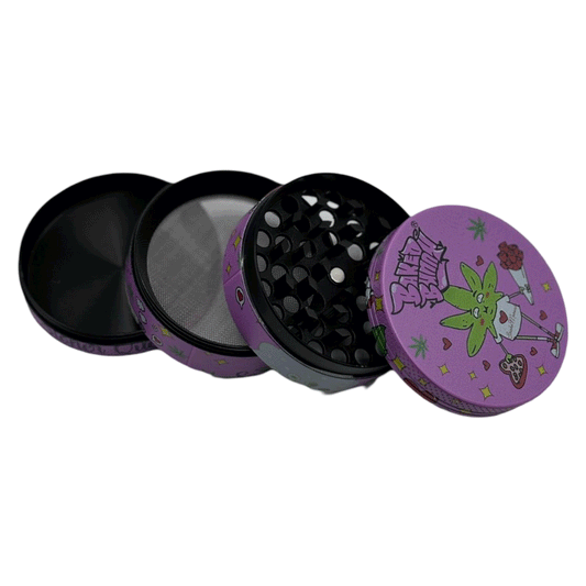 Pink Metal Central Chamber - 4 Part Metal Grinder