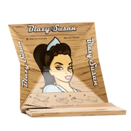 BLAZY SUSAN Unbleached Deluxe King Size Papers With Tips And Tray