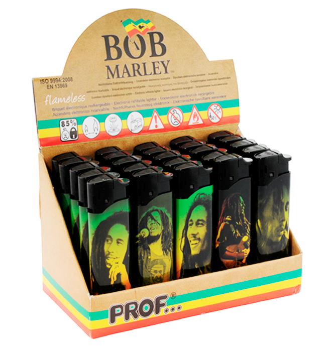 Bob Marley Themed Disposable Flameless Lighters