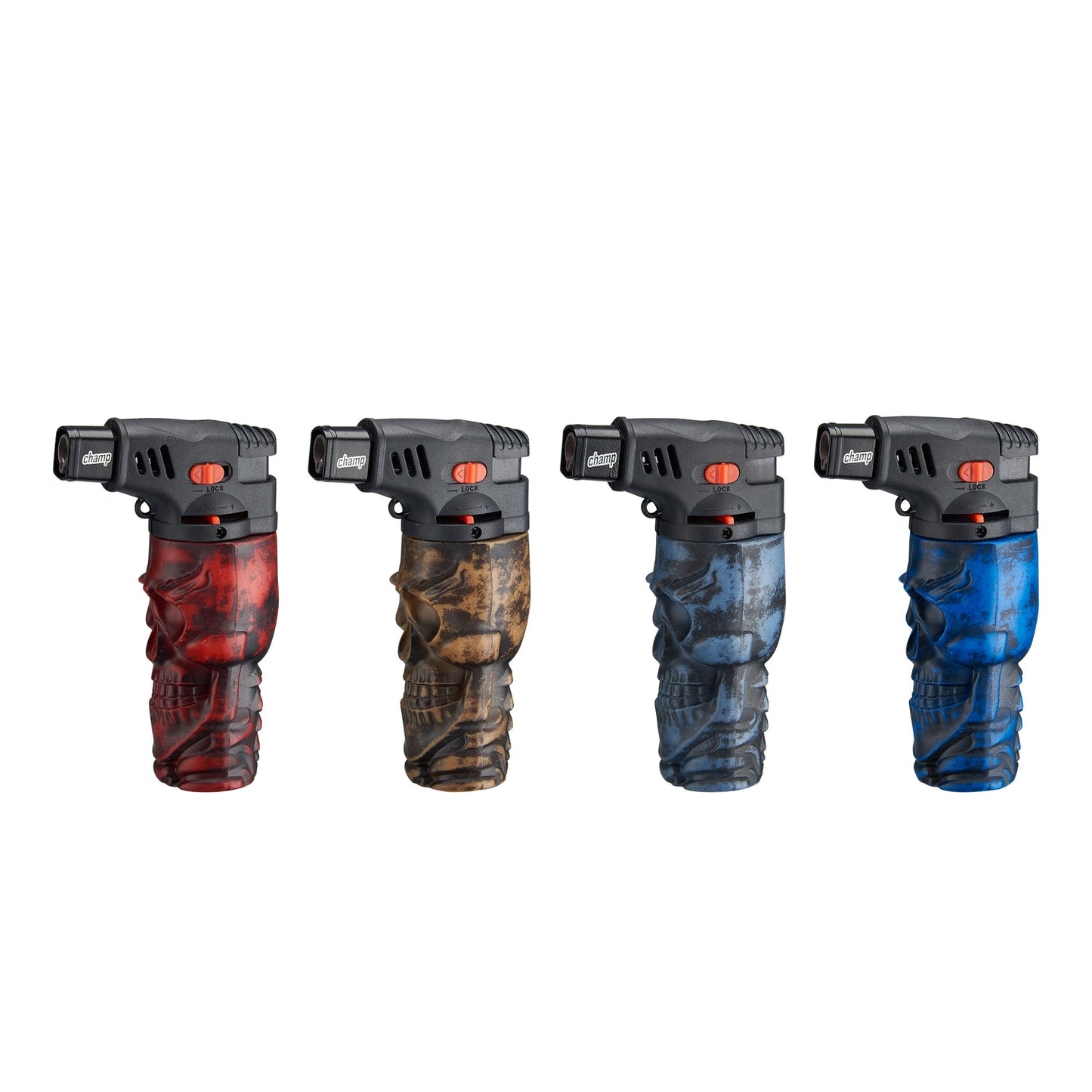 Champ High Skull Wind Flame Torch Lighters