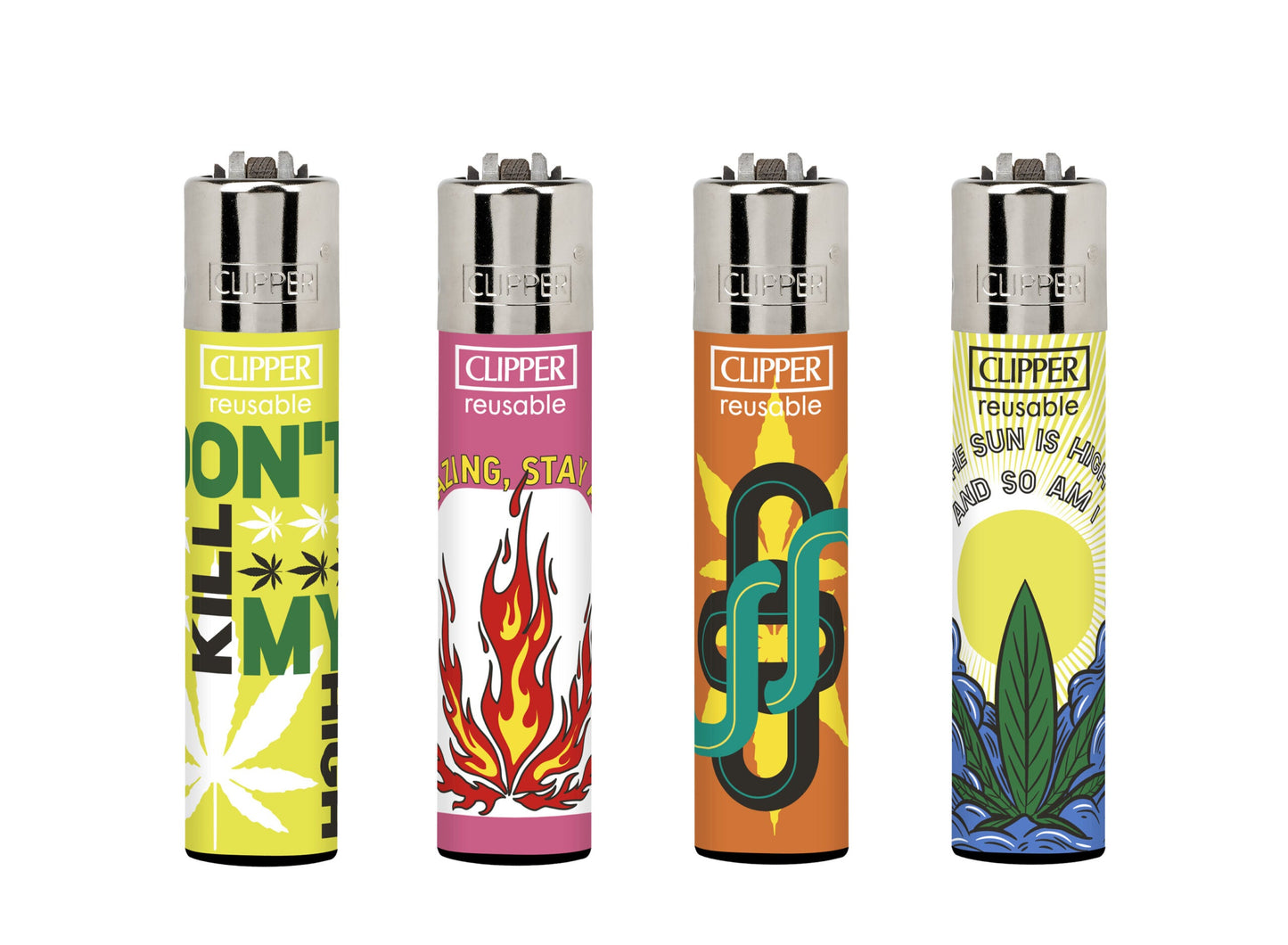 Clipper Refillable Lighters Heavy Metals Collection With