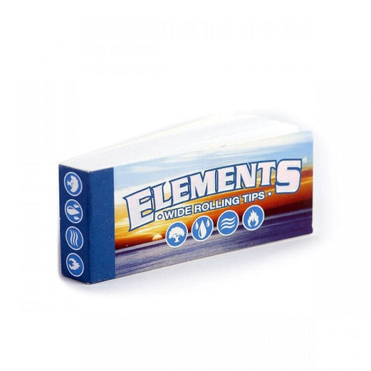 Elements Gummed Perforated Tips - Wide Rolling Tips