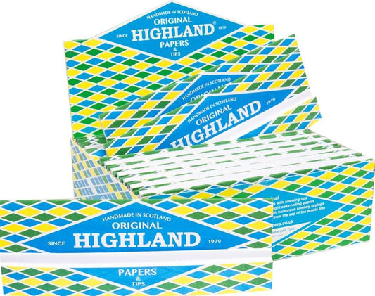 Highland Double Decadence King Size Smoking Papers Tips