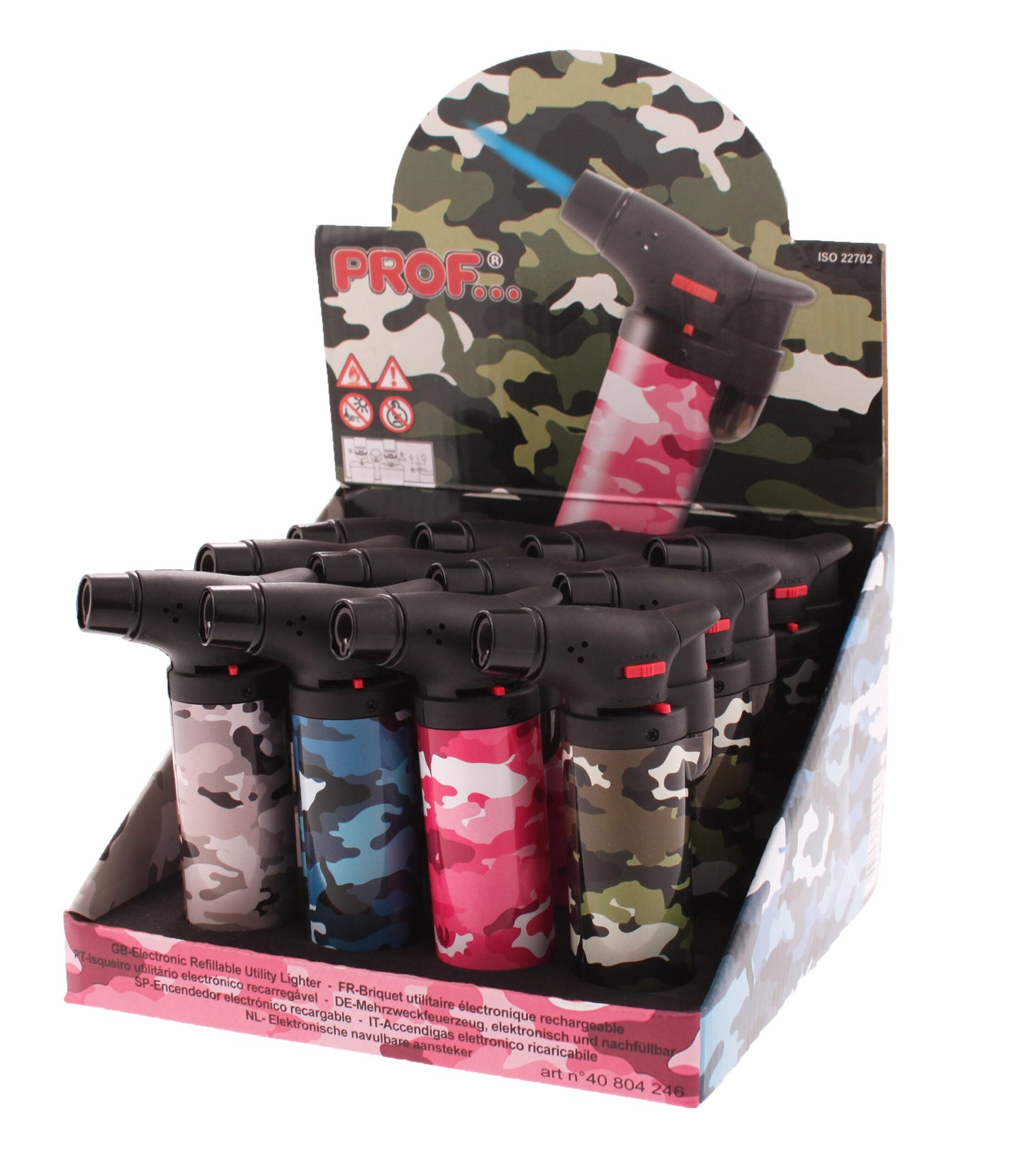 PROF Easy Torch Camouflage Utility Lighters