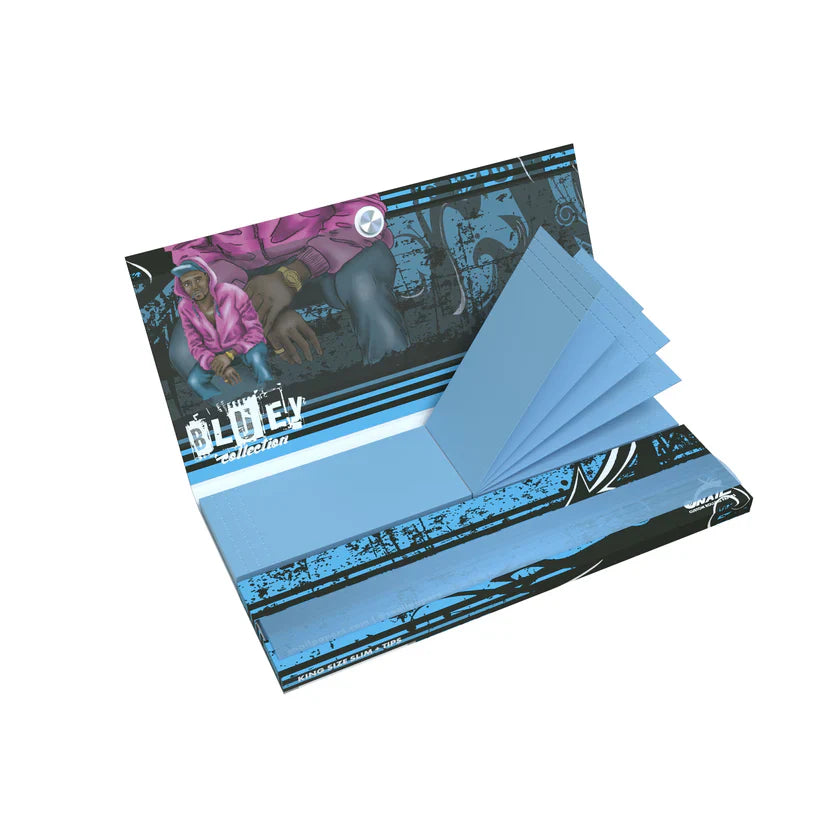 Snail Bluey Blue Papers KS Slim Ultra Thin