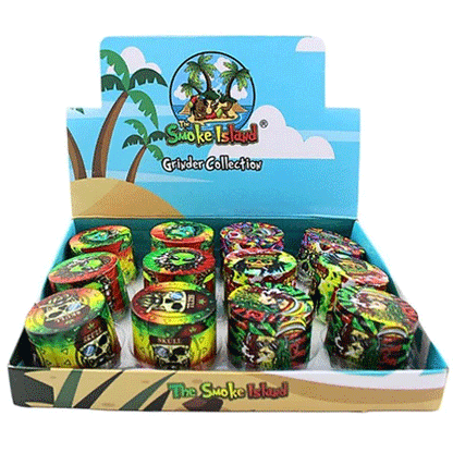 Island 4-Part Metal GRINDER 'Fruit' Design