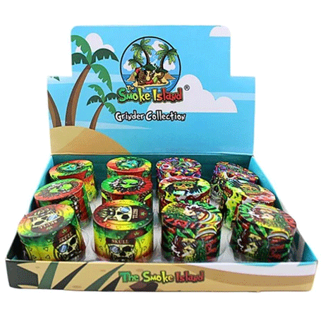 Island 4-Part Metal GRINDER 'Fruit' Design