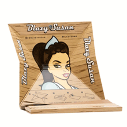 BLAZY SUSAN Unbleached Deluxe King Size Papers With Tips And Tray