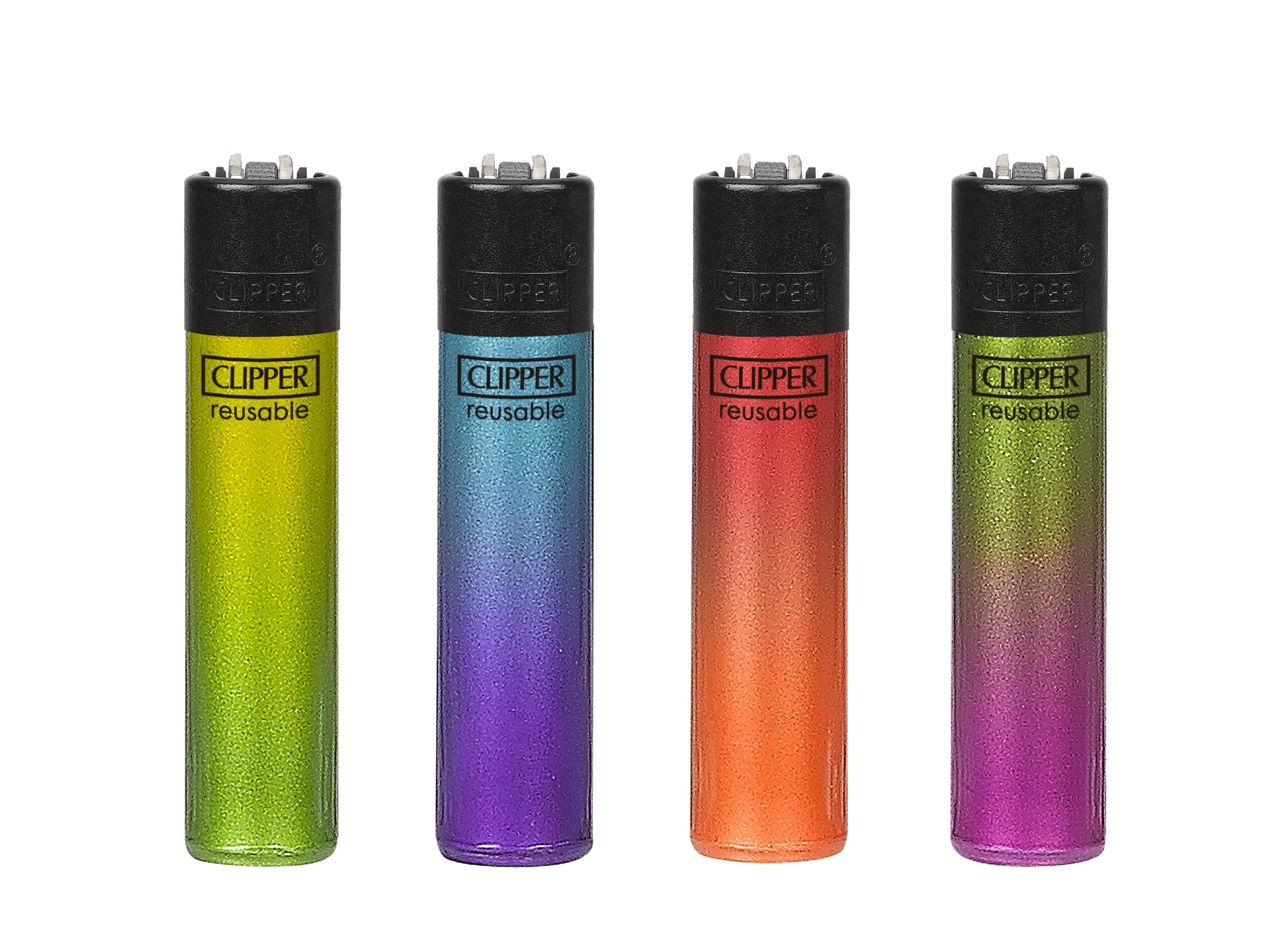 Metallic Clipper Reusable Lighter
